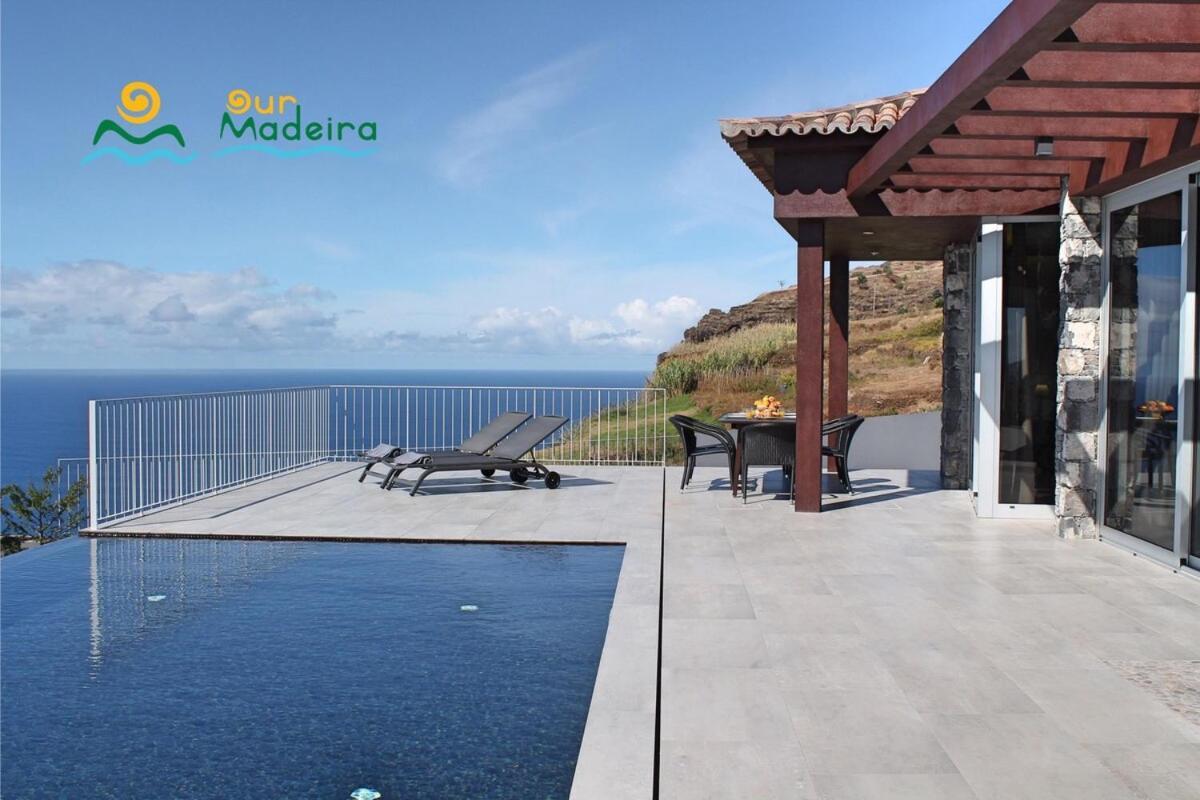 Ourmadeira - Cliffscape, Panoramic Seaviews Villa Estreito Da Calheta Exteriör bild