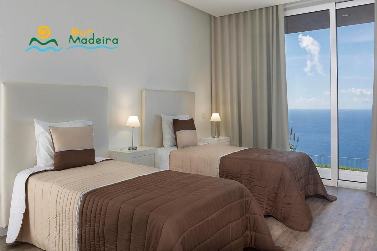 Ourmadeira - Cliffscape, Panoramic Seaviews Villa Estreito Da Calheta Exteriör bild