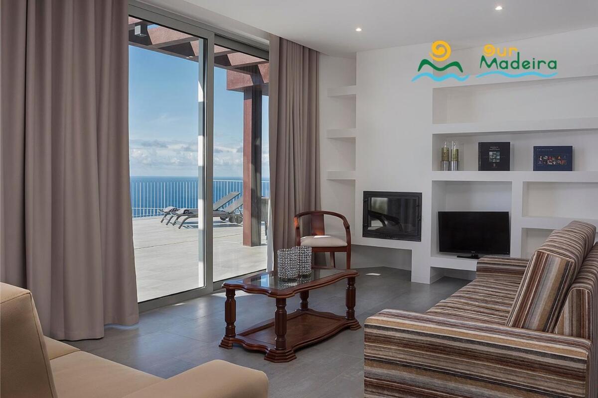 Ourmadeira - Cliffscape, Panoramic Seaviews Villa Estreito Da Calheta Exteriör bild